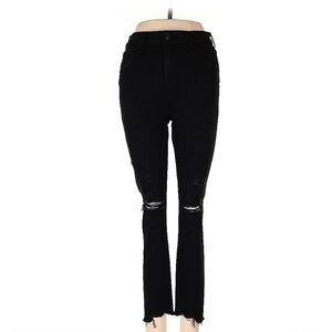 Abercrombie & Fitch Black super skinny ankle high rise curve love jeans size 27
